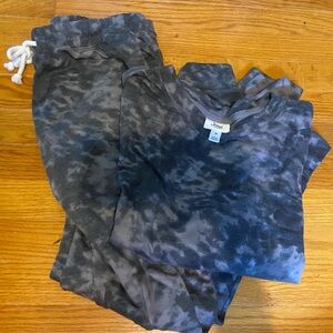 Tie Dye Shirt and Jogger Lounge Set